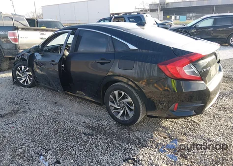 2018 Honda Civic Ex из США, поврежденный, VIN 2HGFC2F72JH569268